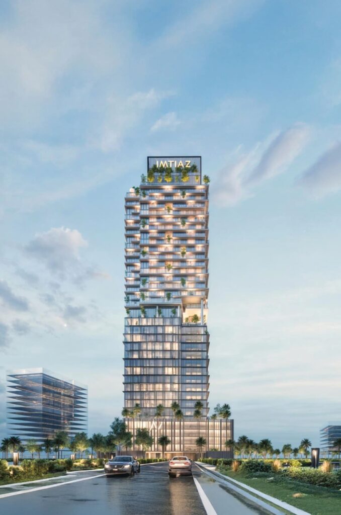 Architectuur cove boulevard project dubaivest
